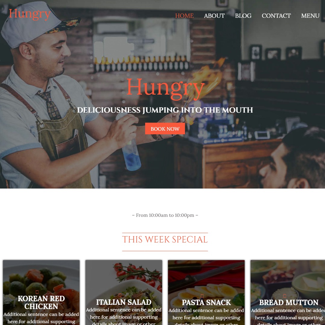 Web Design For Resturants