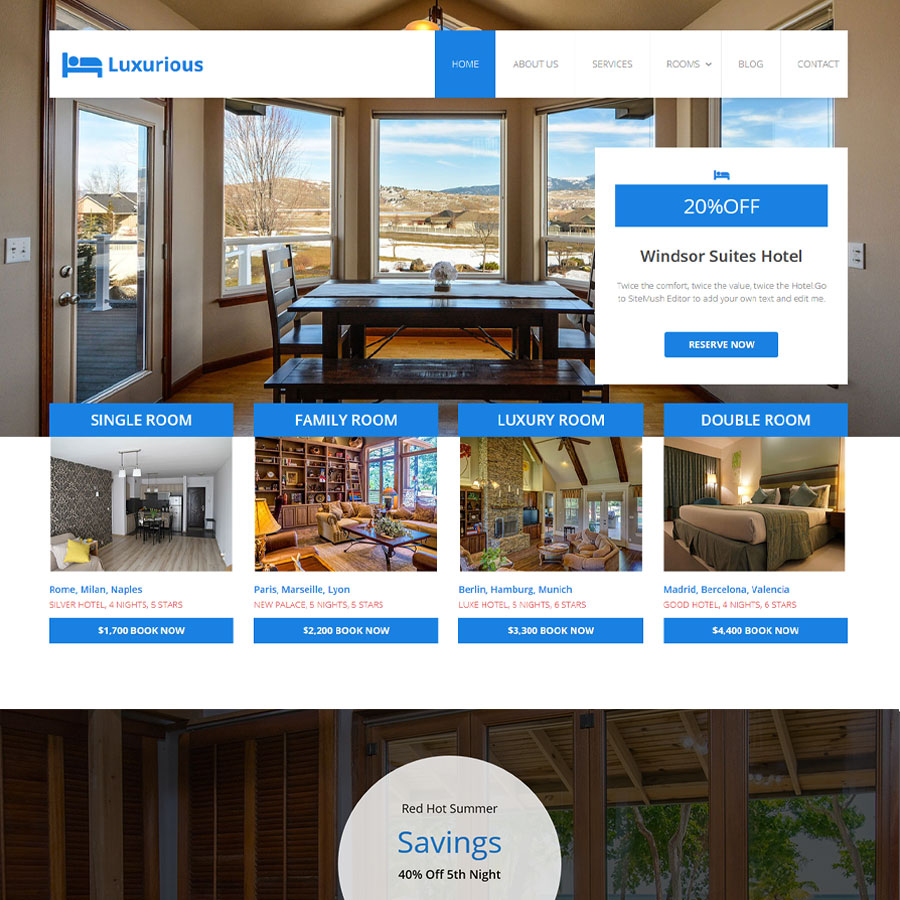 Web Design For Hotel